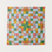 Abstract naadloos kleurenpatroon wandkleed (Voorkant (horizontaal))