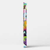 Abstract naadloos komiepatroon met palmboom, h Case-Mate iPhone case (Achterkant / Links)