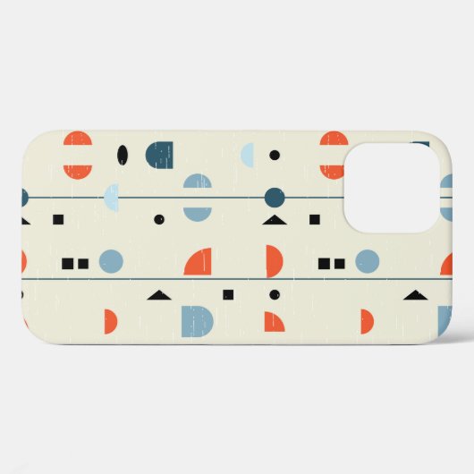 Abstract, naadloos, meetbaar patroon geïnspireerd Case-Mate iPhone case (Achterkant (horizontaal))