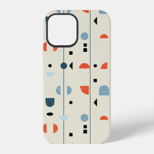 Abstract, naadloos, meetbaar patroon geïnspireerd iPhone 12 hoesje