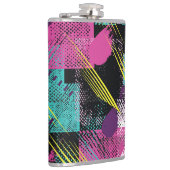 Abstract naadloos, meisjes jongens mode, kleurrijk heupfles (Rechts)