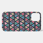 Abstract naadloos met de hand getekend stampatroon Case-Mate iPhone case (Achterkant (horizontaal))