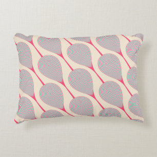 abstract naadloos met gestileerde bloemknoppen accent kussen