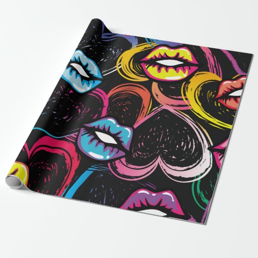 Abstract naadloos mode patroon. Schoonheidsstijl Cadeaupapier (Uitgerold)