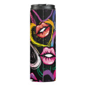 Abstract naadloos mode patroon. Schoonheidsstijl Thermosbeker (Achterkant)