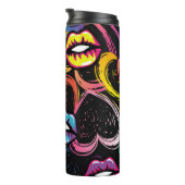 Abstract naadloos mode patroon. Schoonheidsstijl Thermosbeker (Geroteerd rechts)