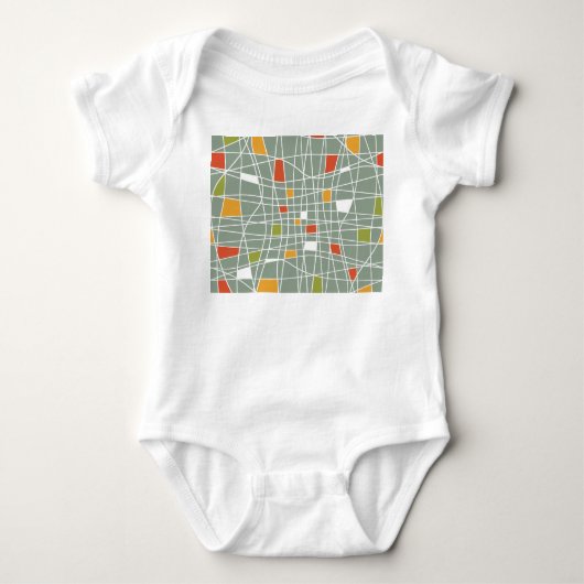 Abstract naadloos: modern patroonontwerp. romper (Voorkant)