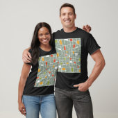 Abstract naadloos: modern patroonontwerp. t-shirt (Unisex)