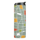Abstract naadloos: modern patroonontwerp. thermosbeker (Gedraaid links)