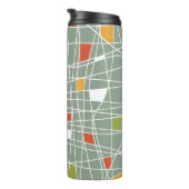 Abstract naadloos: modern patroonontwerp. thermosbeker (Geroteerd rechts)