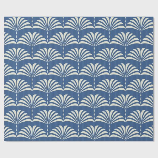 Abstract naadloos oraal bloempatroon Art deco Cadeaupapier (Vlak)