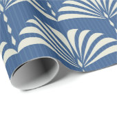 Abstract naadloos oraal bloempatroon Art deco Cadeaupapier (Rol Hoek)