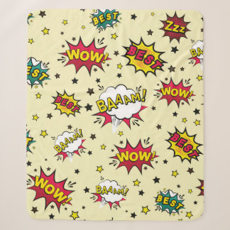Abstract naadloos patchpatroon,  patch bac sherpa deken
