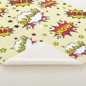 Abstract naadloos patchpatroon, patch bac sherpa deken (3/4)