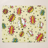 Abstract naadloos patchpatroon, patch bac sherpa deken (Voorkant (horizontaal))