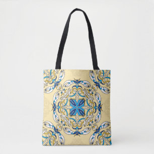 abstract naadloos patchwerkpatroon. Arabi Tote Bag