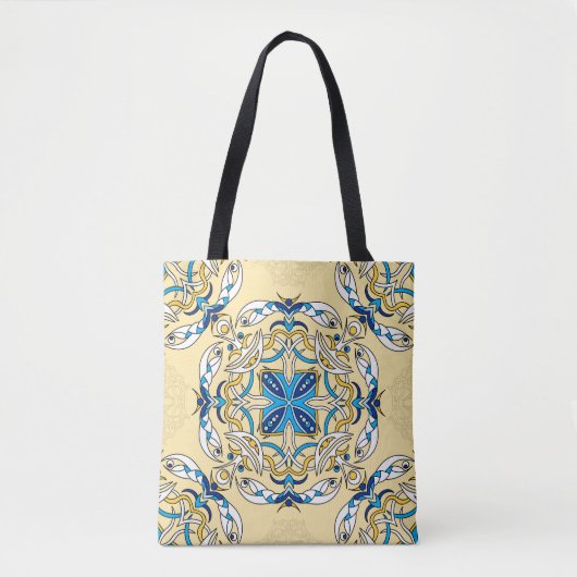 abstract naadloos patchwerkpatroon. Arabi Tote Bag (Voorkant)