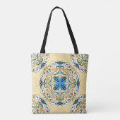 abstract naadloos patchwerkpatroon. Arabi Tote Bag (Achterkant)