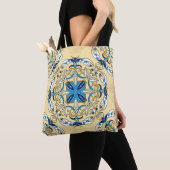 abstract naadloos patchwerkpatroon. Arabi Tote Bag (Dichtbij)
