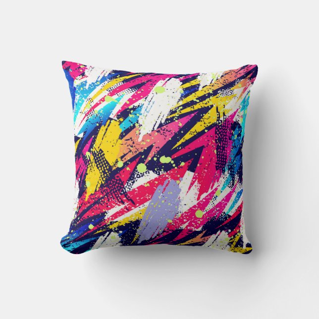 Abstract naadloos patroon. Creatieve achtergrond m Kussen (Voorkant)