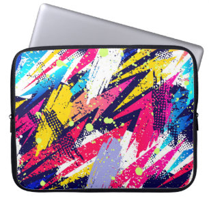 Abstract naadloos patroon. Creatieve achtergrond m Laptop Sleeve