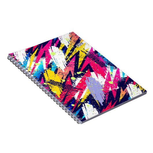 Abstract naadloos patroon. Creatieve achtergrond m Notitieboek (Rechterzijde)