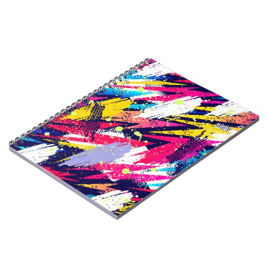 Abstract naadloos patroon. Creatieve achtergrond m Notitieboek (Linkerzijde)