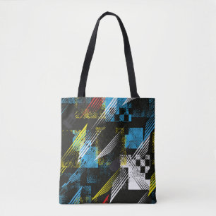 Abstract naadloos patroon. Creative backgr Tote Bag