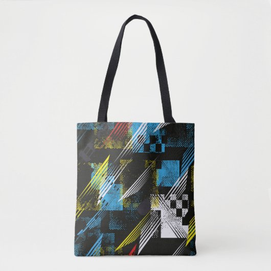 Abstract naadloos patroon. Creative backgr Tote Bag (Voorkant)