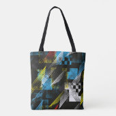 Abstract naadloos patroon. Creative backgr Tote Bag (Achterkant)