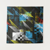 Abstract naadloos patroon. Creative  backgr Wandkleed (Voorkant (horizontaal))