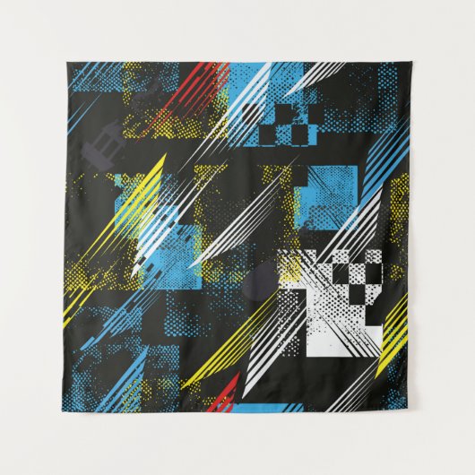 Abstract naadloos patroon. Creative  backgr Wandkleed (Voorkant)