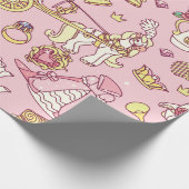  abstract naadloos patroon. Eenvoudige kleine P Cadeaupapier (Hoek)