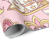  abstract naadloos patroon. Eenvoudige kleine P Cadeaupapier (Rol Hoek)