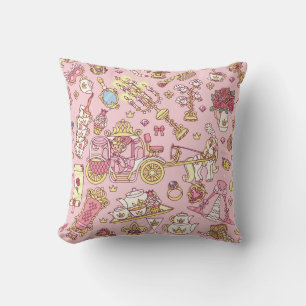  abstract naadloos patroon. Eenvoudige kleine P Kussen