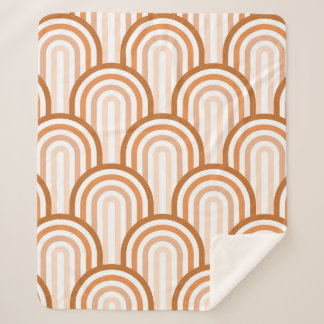 Abstract naadloos patroon. Geometrische achtergron Sherpa Deken