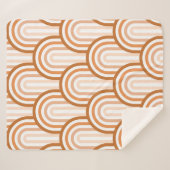 Abstract naadloos patroon. Geometrische achtergron Sherpa Deken (Voorkant (horizontaal))