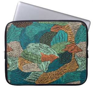 Abstract naadloos patroon. Grunge design Laptop Sleeve