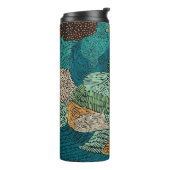 Abstract naadloos patroon. Grunge design Thermosbeker (Gedraaid links)