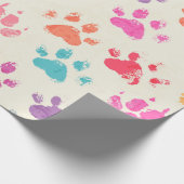 Abstract naadloos patroon - heldere kleurrijke ink cadeaupapier (Hoek)