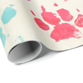 Abstract naadloos patroon - heldere kleurrijke ink cadeaupapier (Rol Hoek)