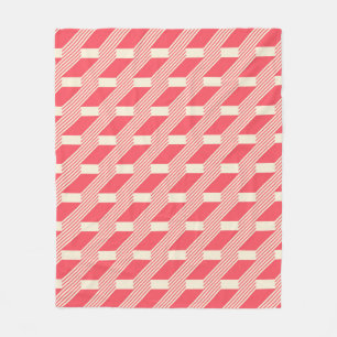 Abstract naadloos patroon in retrokleuren. Stair s Fleece Deken