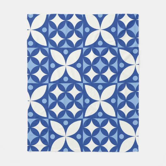 Abstract naadloos patroon in scandinavië fleece deken (Voorkant)