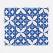 Abstract naadloos patroon in scandinavië fleece deken (Voorkant (Horizontaal))