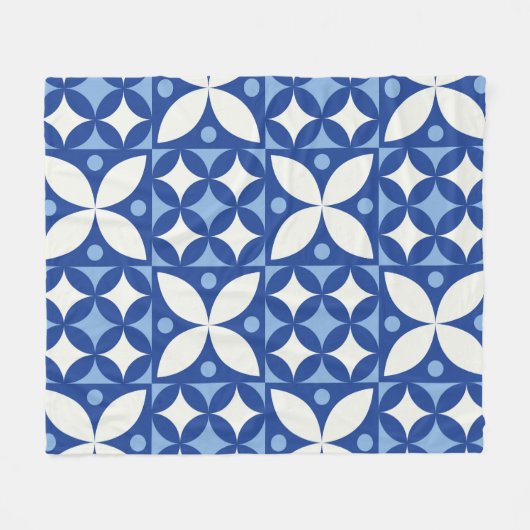 Abstract naadloos patroon in scandinavië fleece deken (Voorkant (Horizontaal))