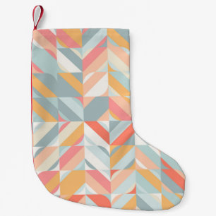 Abstract naadloos patroon in scandinavië kleine kerstsok