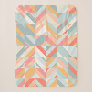 Abstract naadloos patroon in scandinavië sherpa deken
