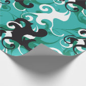 Abstract naadloos patroon kwalitatieve vintage ill cadeaupapier (Hoek)