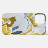Abstract naadloos patroon. Licht grijs, geel, g Case-Mate iPhone Case (Achterkant (horizontaal))