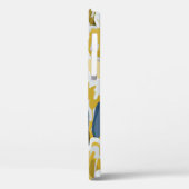 Abstract naadloos patroon. Licht grijs, geel, g Case-Mate iPhone Case (Achterkant / Links)
